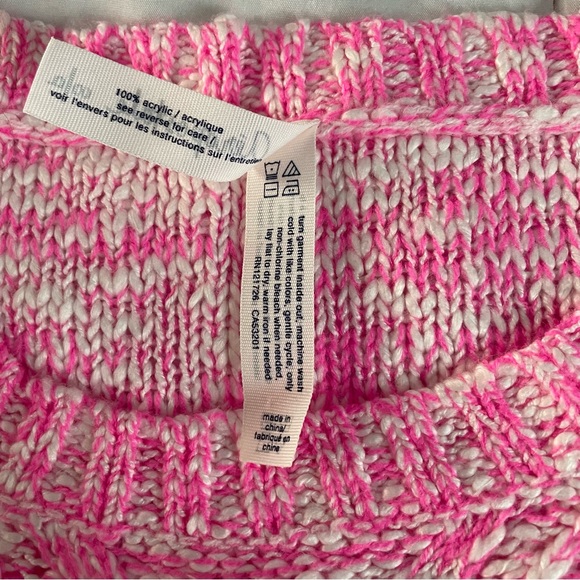 Aeropostale Women’s Cotton Candy Pink Knit Pullover Sweater - Picture 6 of 7
